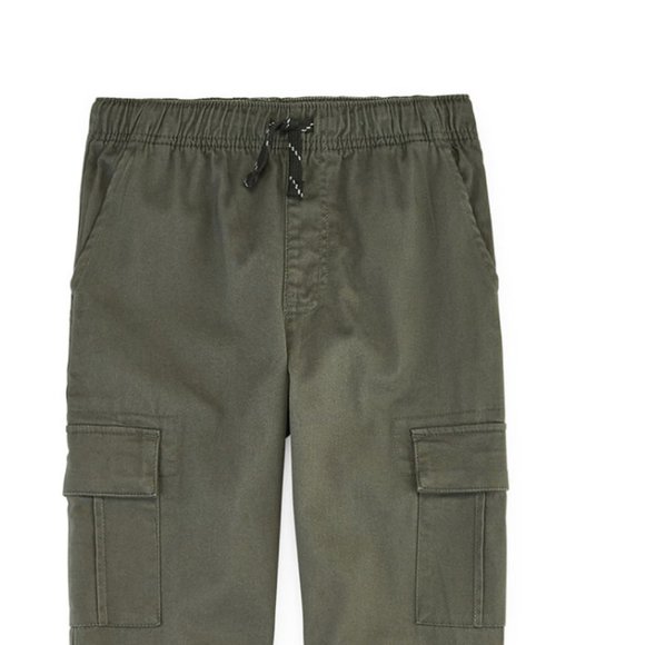 Arizona Boys Cinched Dark Gray Jogger Cargo Pants - Picture 2 of 2